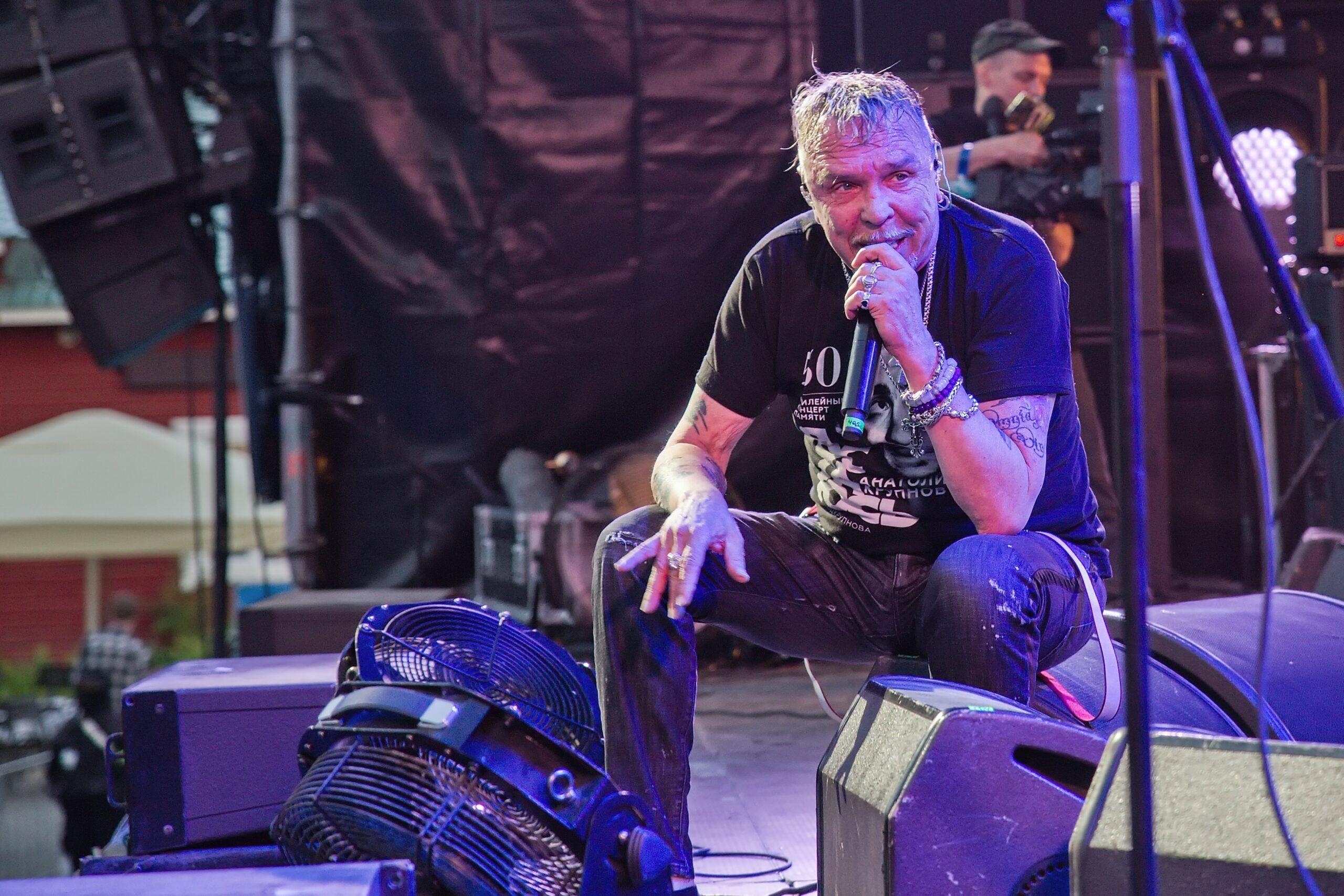 Формат концерта изменили в Карелии из-за болезни Гарика Сукачева