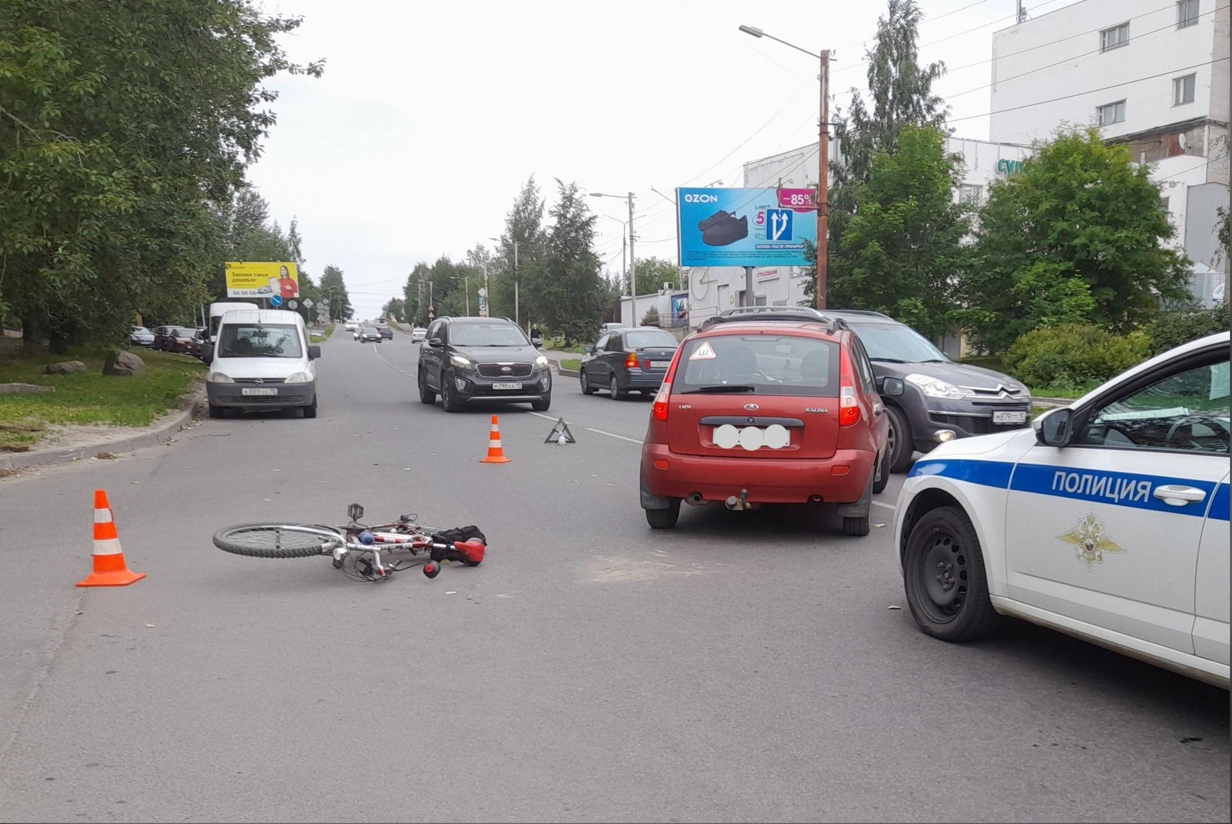 В Петрозаводске сбили 76-летнего велосипедиста