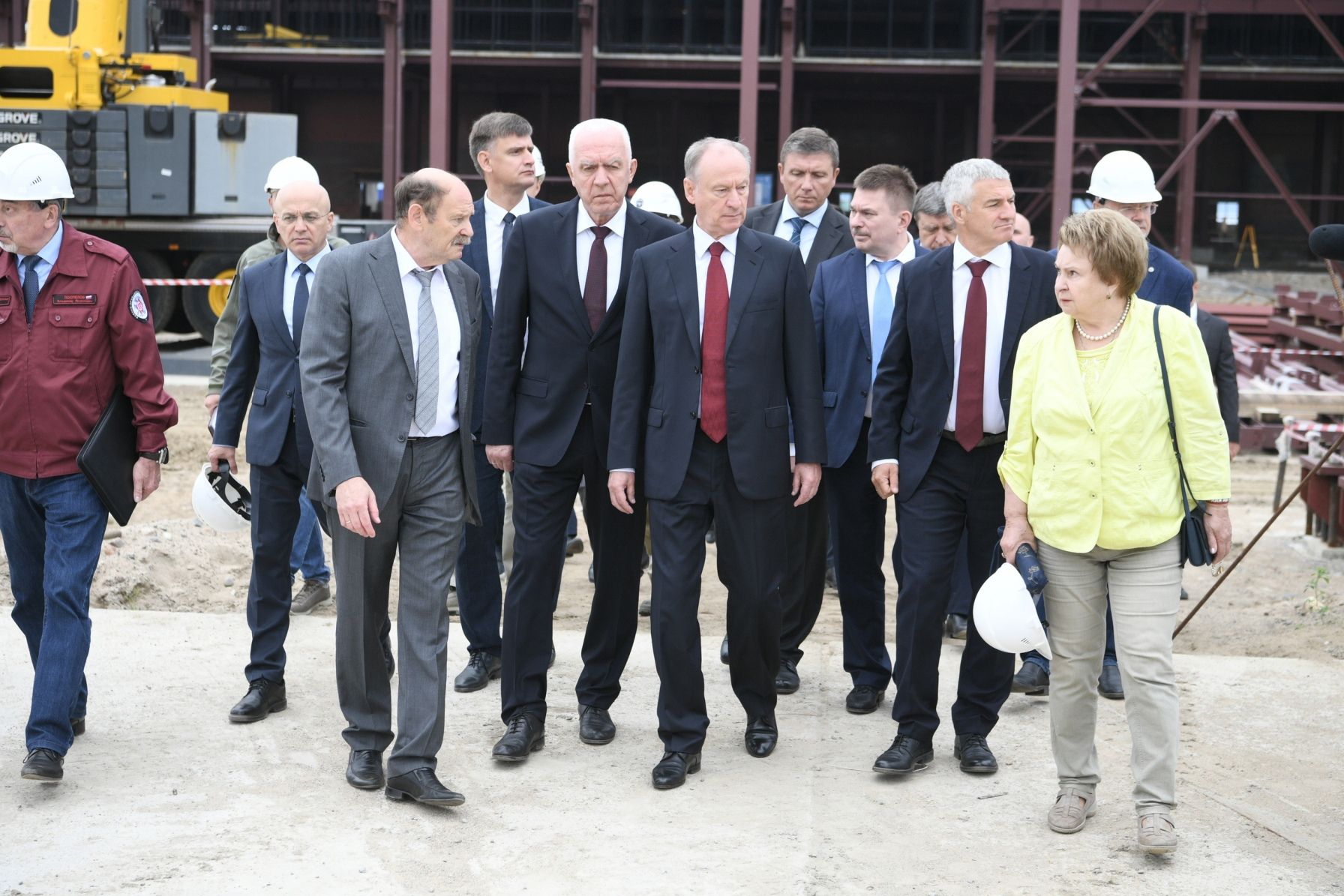 Секретарь Совбеза России Николай Патрушев проинспектировал ход строительства цифровой верфи в Петрозаводске