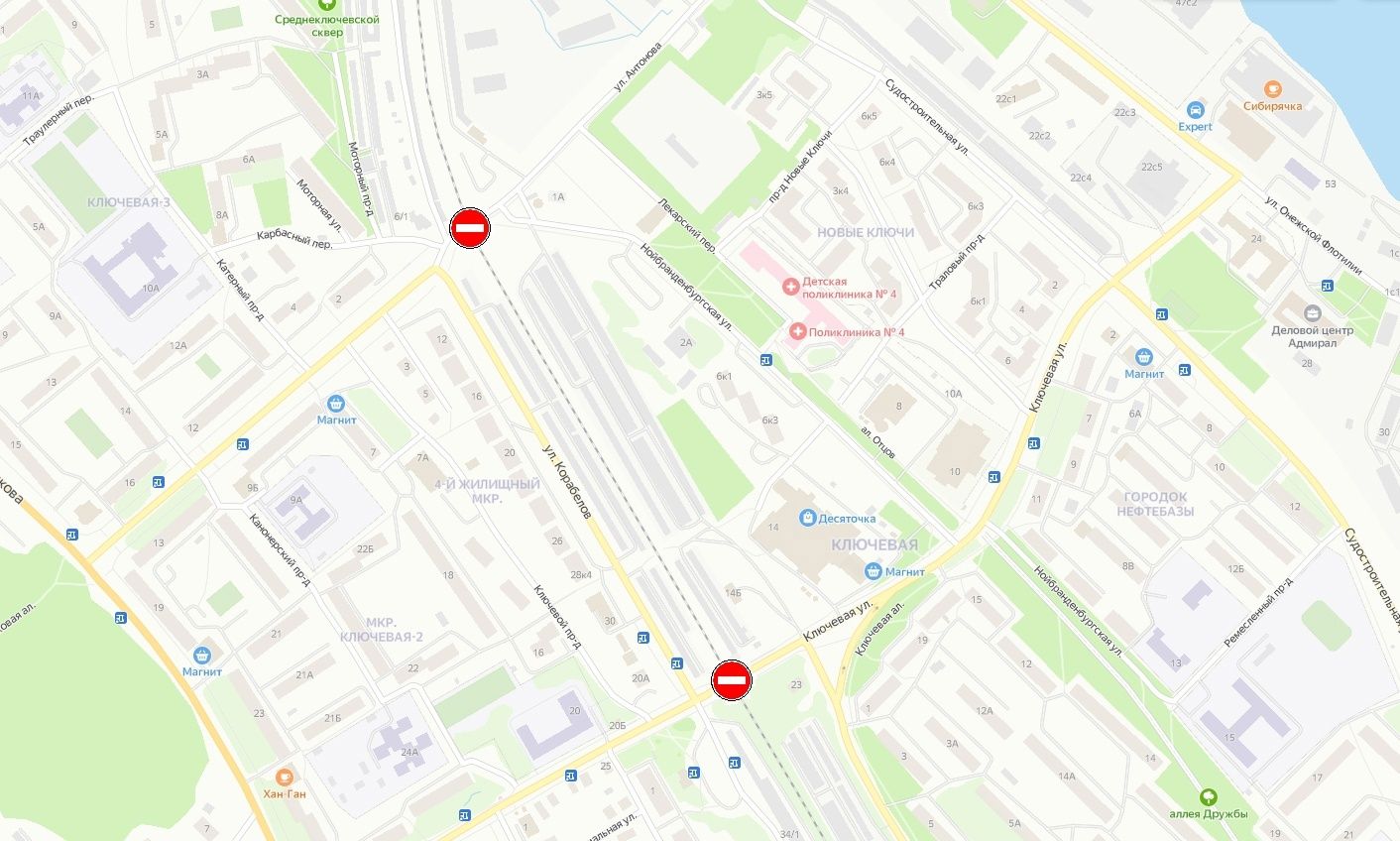 На двух железнодорожных проездах в Петрозаводске введут ограничения движения