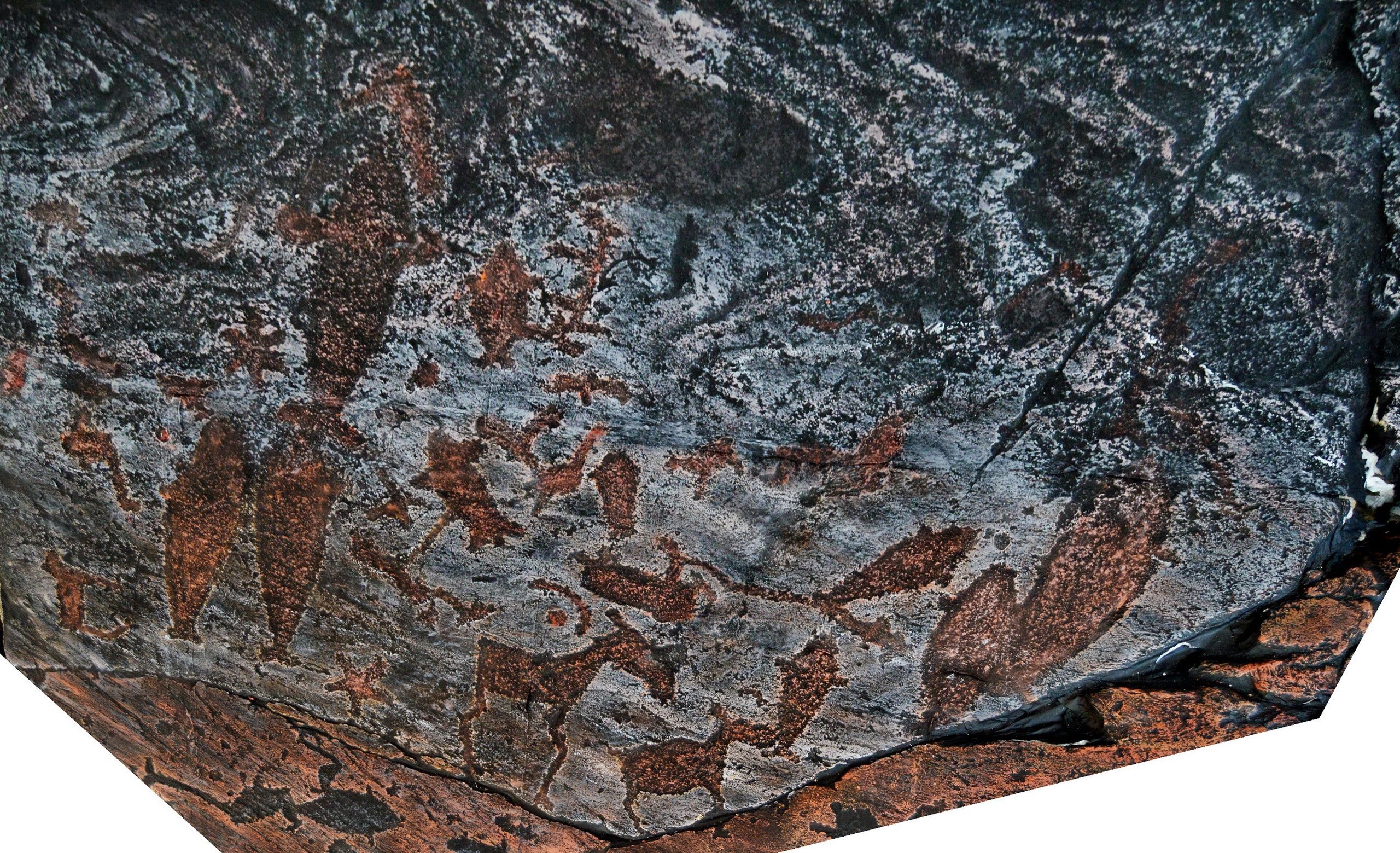 Беломорские петроглифы перенесли на рисовую бумагу