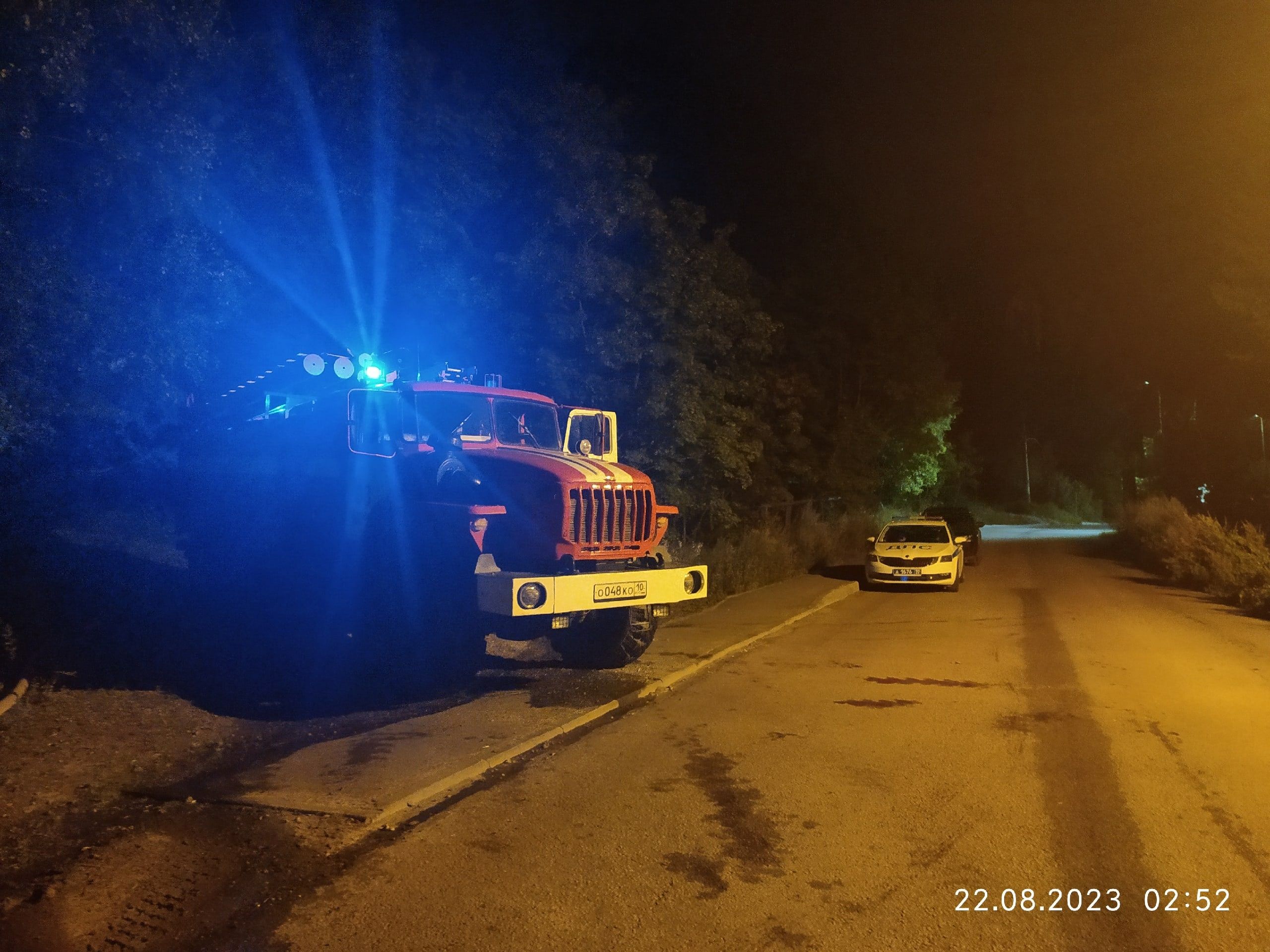 В городе Сортавала снова горел бывший детский санаторий