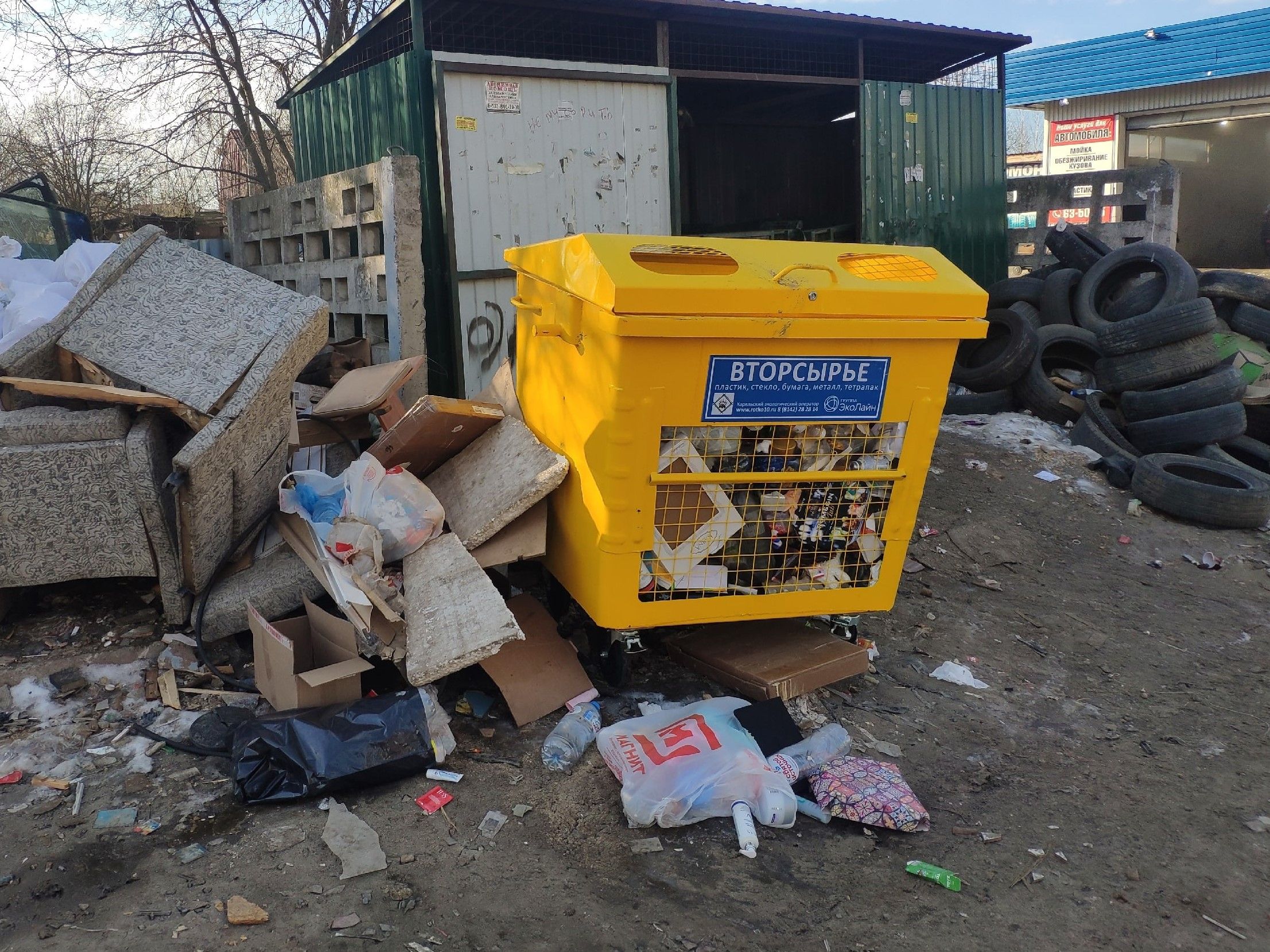 Тетрапака меньше всего сдают петрозаводчане в желтые контейнеры