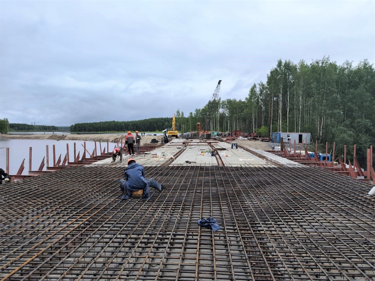 Майгубский мост готов на 60%