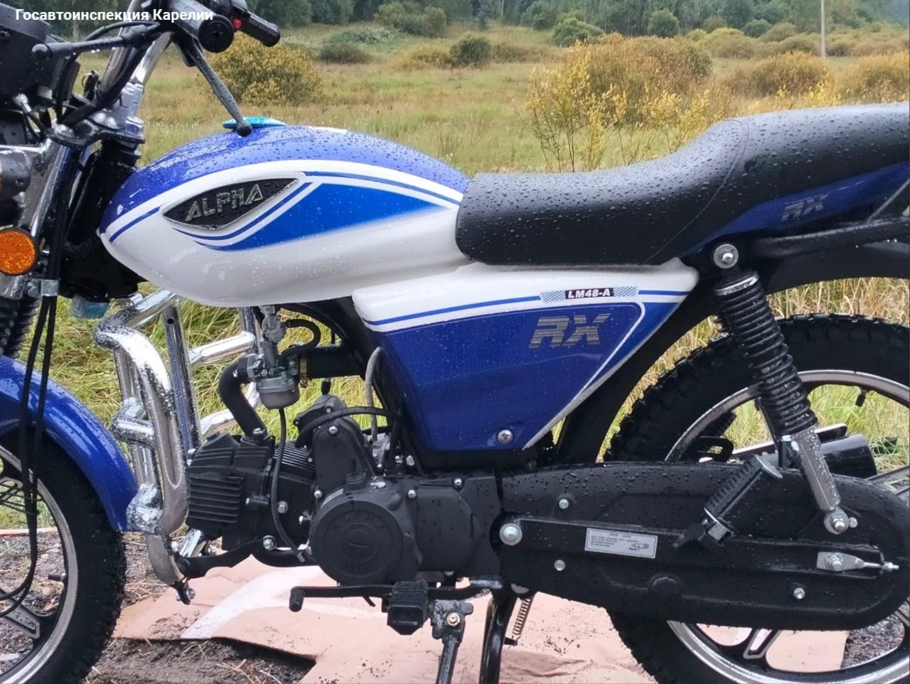 В Карелии 50-летний водитель мопеда госпитализирован после ДТП