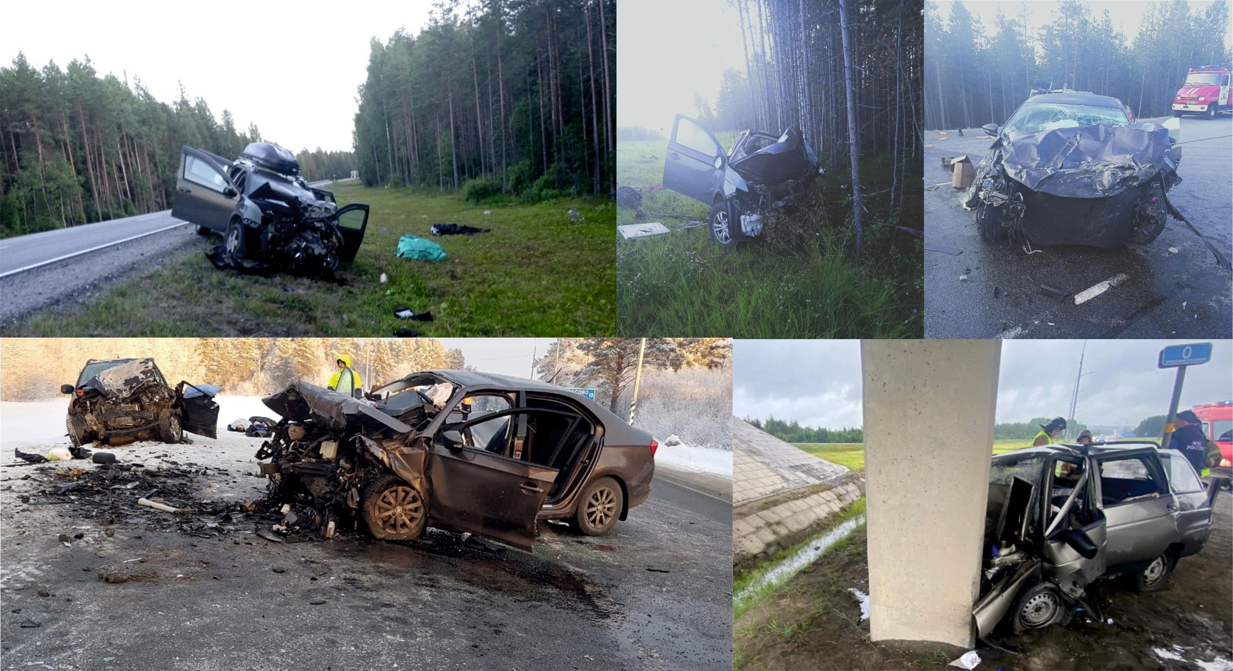 Количество смертельных ДТП на федеральных трассах Карелии выросло в три раза