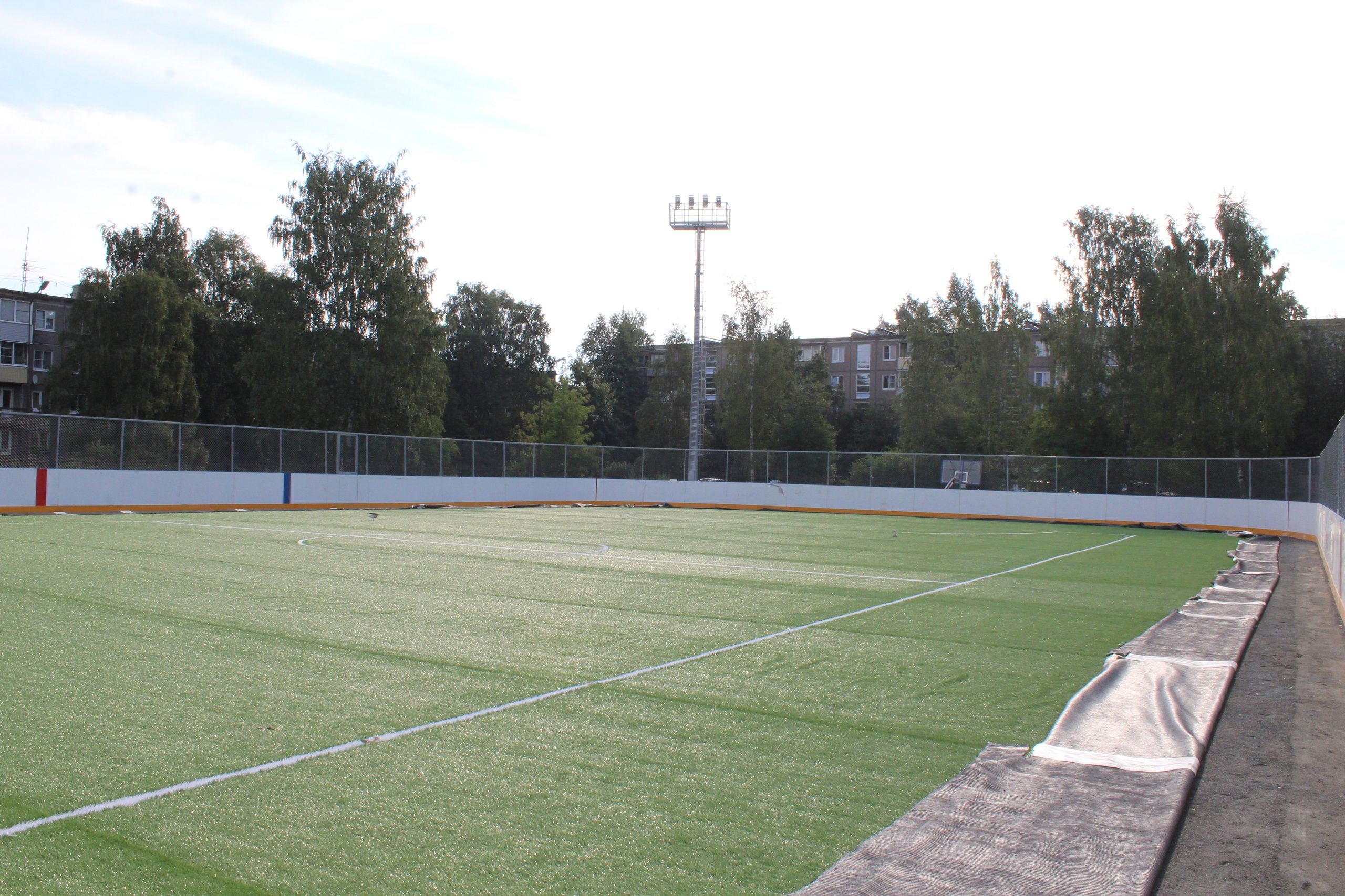 Футбольное поле-трансформер появится возле одной из петрозаводских школ