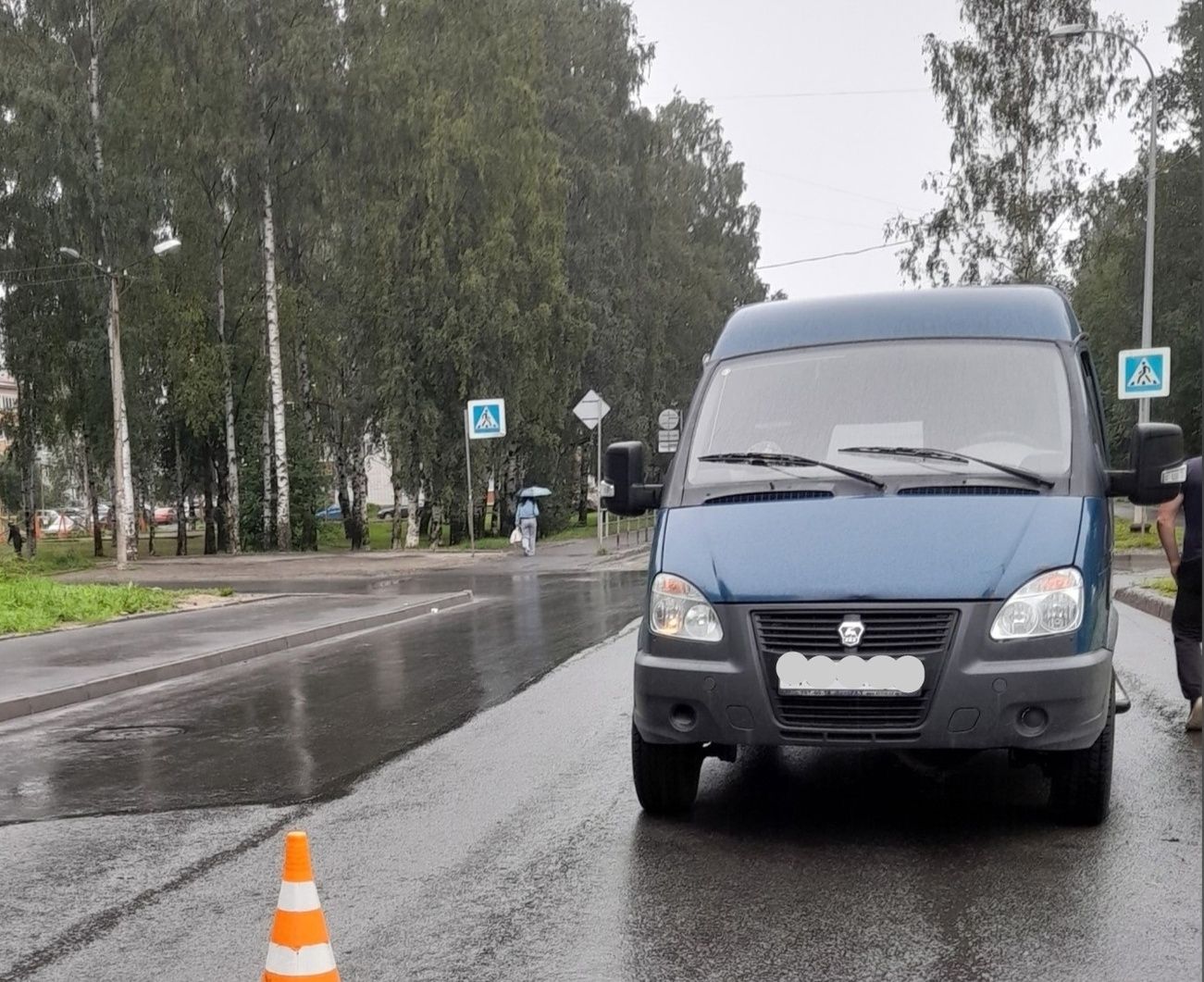 В Петрозаводске пожилой мужчина попал под колеса машины