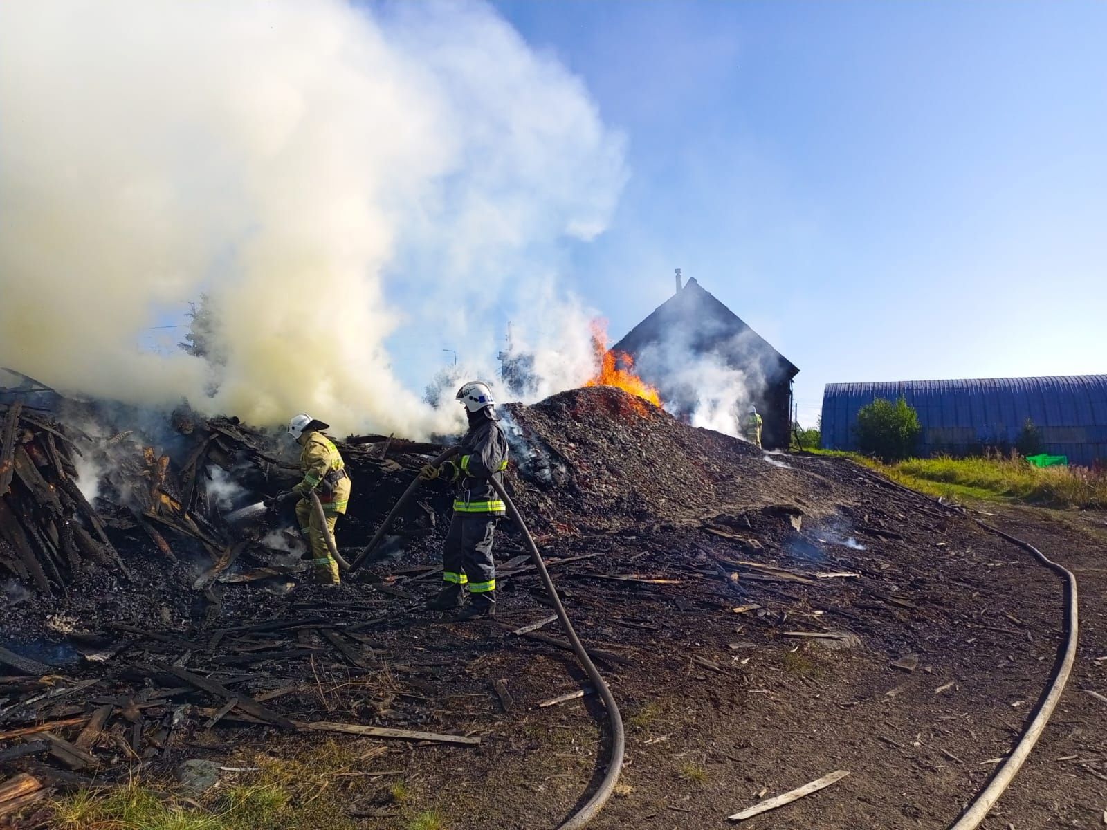 Деревянная церковь горела на севере Карелии