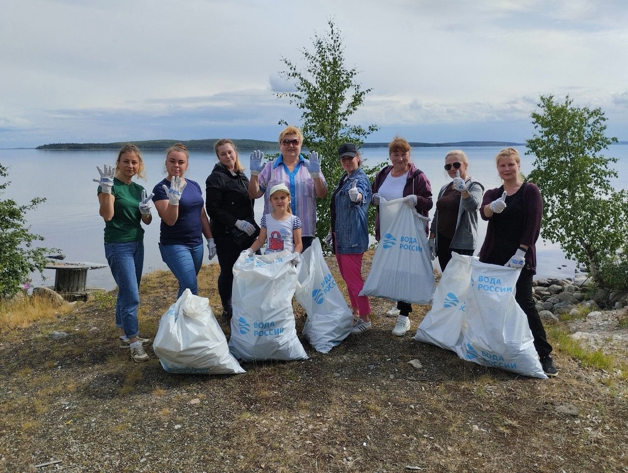Участники акции «Вода России» в Карелии убрали почти 70 км водных берегов