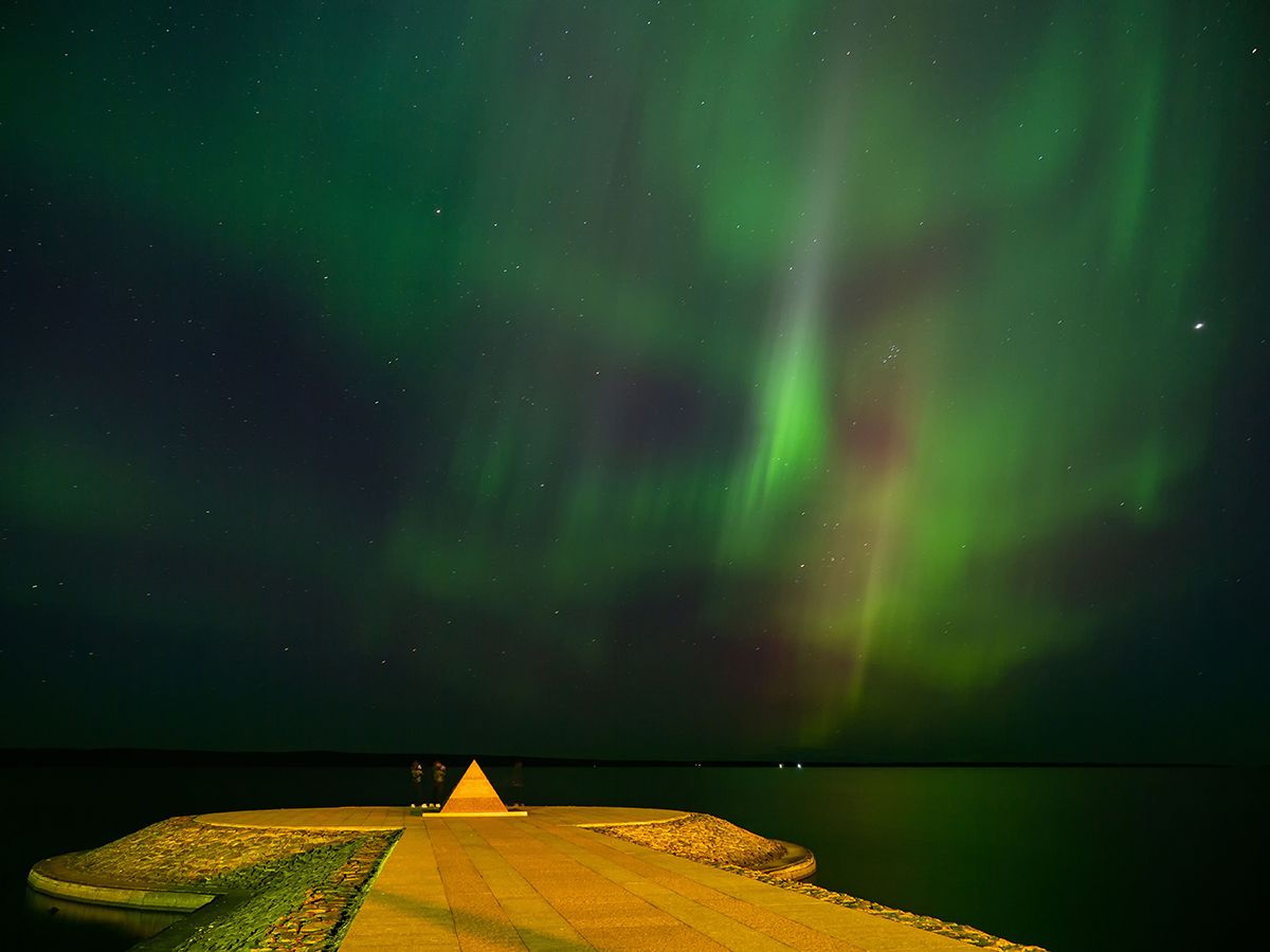 Жители Карелии делятся снимками северного сияния