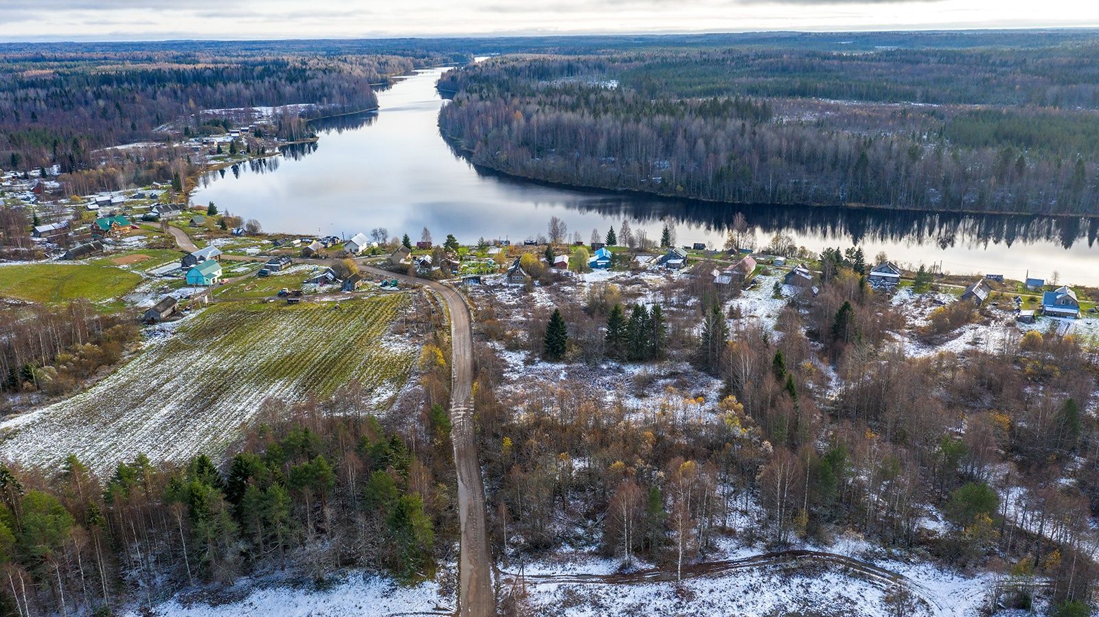 Пилоты этнодронов сняли ролик о карельской деревне Утозеро