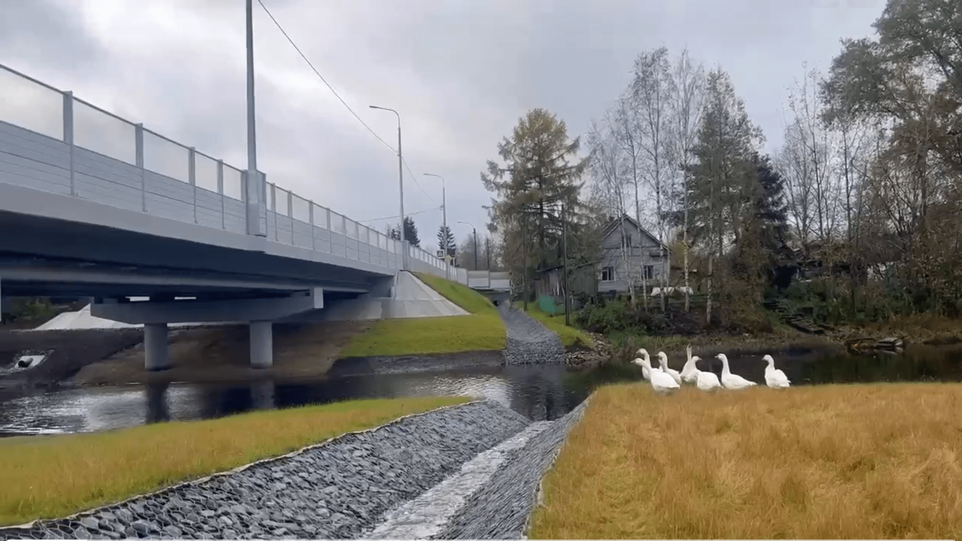 Строительство моста в Чалне идет с опережением графика