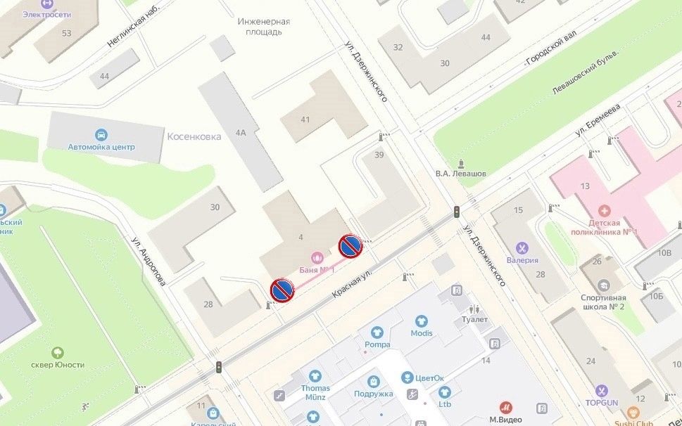 На участке дороги в центре Петрозаводска запретят остановку транспорта