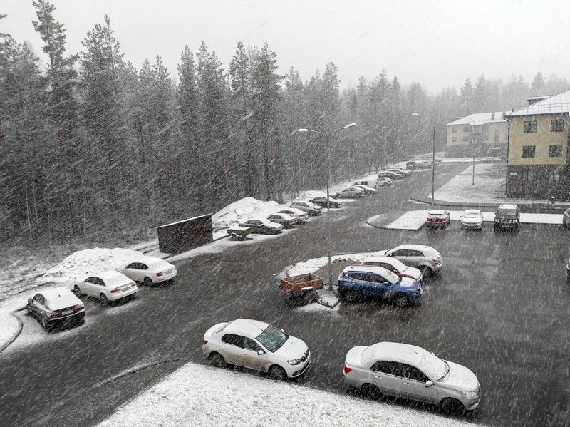В Карелии ожидается мокрый снег, ледяной дождь и сильный ветер