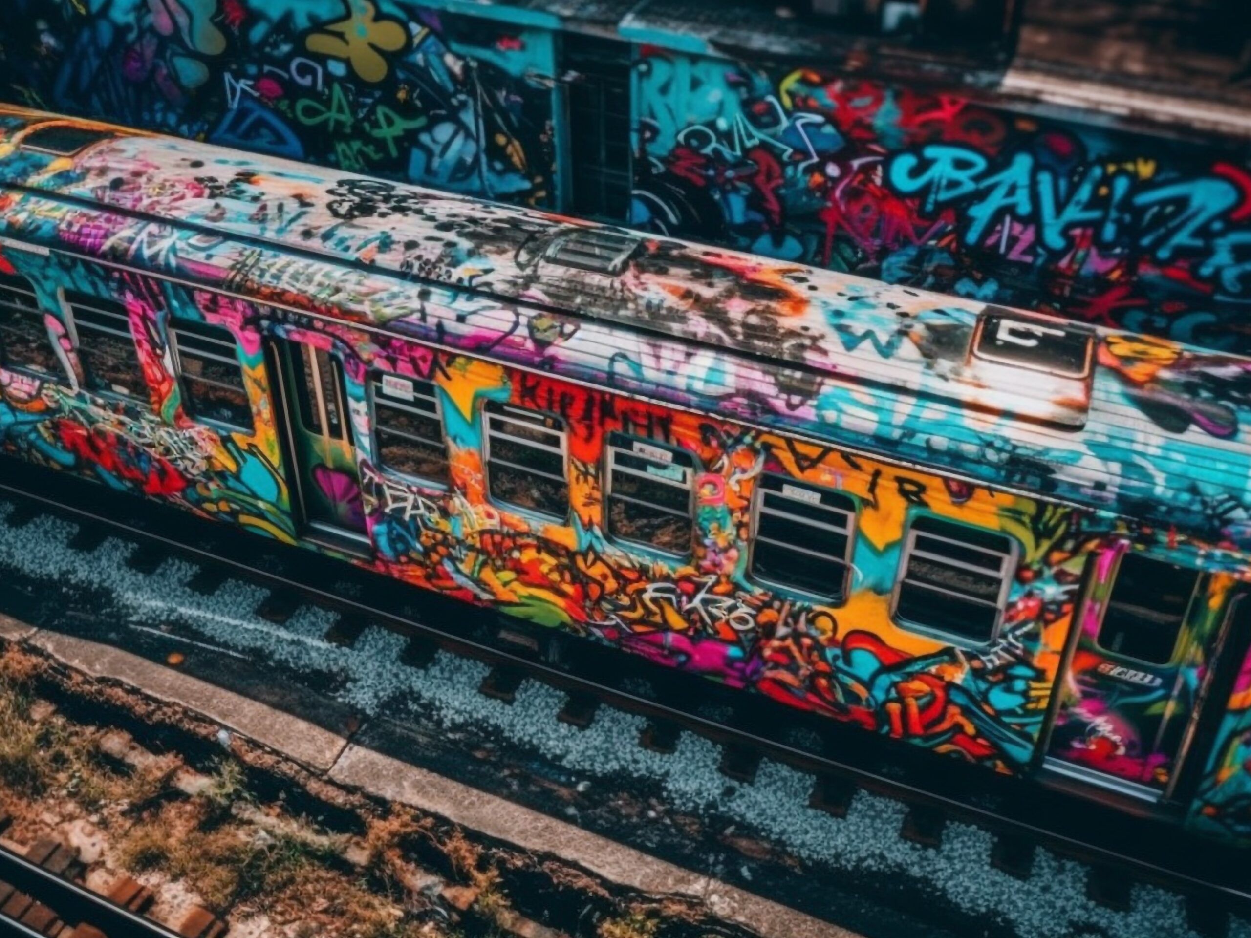 Вандалы нанесли граффити на144 поезда