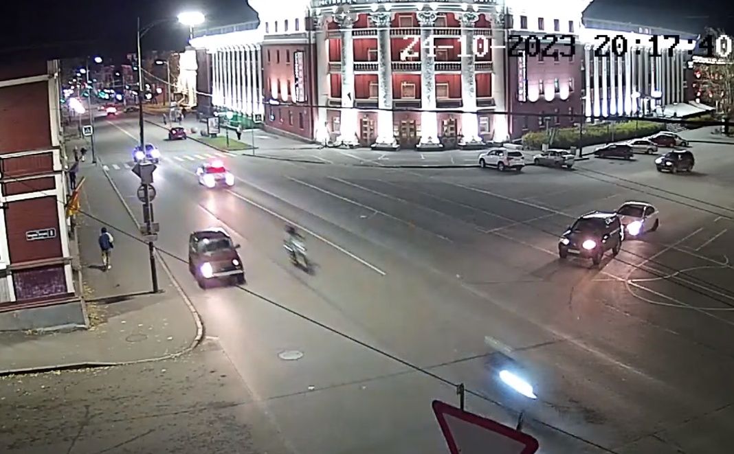 В Петрозаводске полицейские пустились в погоню за мотоциклистами