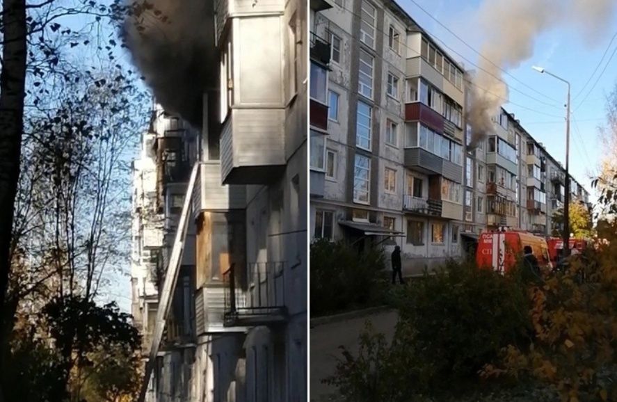 В Петрозаводске на пожаре пострадали две женщины