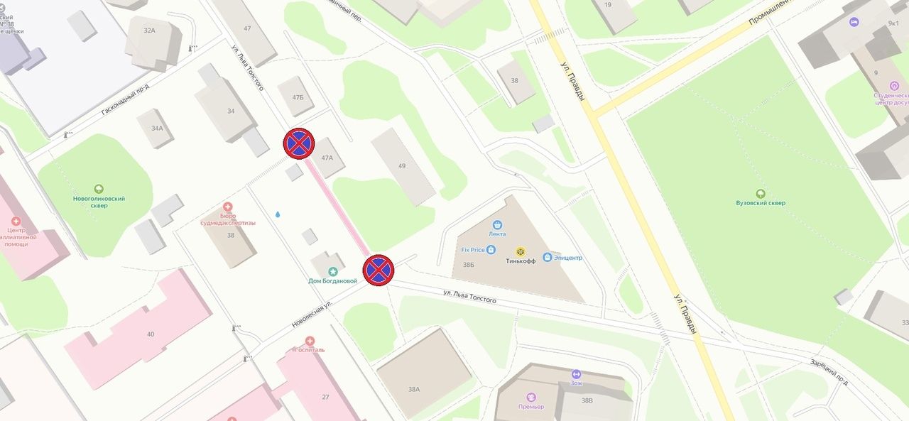 В Петрозаводске запретят остановку на участке улицы Льва Толстого В Петрозаводске запретят остановку на участке улицы Льва Толстого