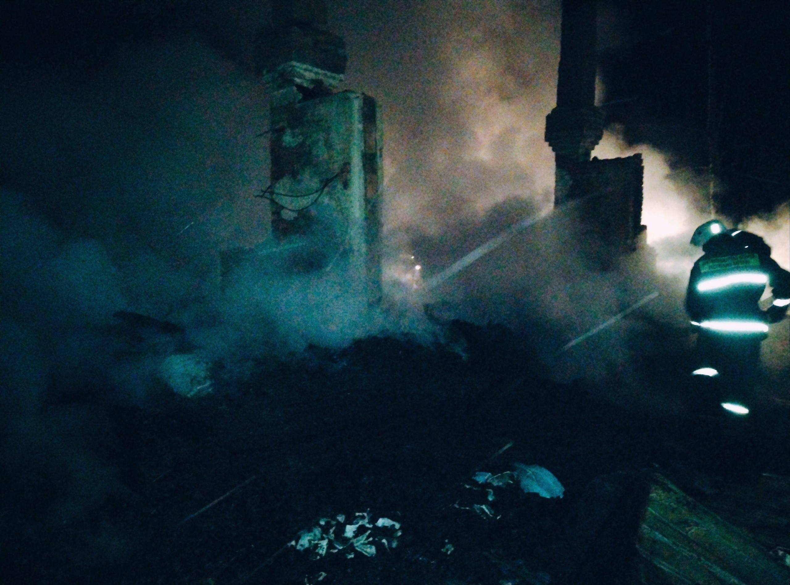 Жилой дом сгорел в Калевальском районе