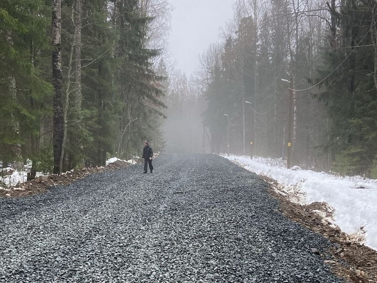 Завершается первый этап благоустройства трассы \