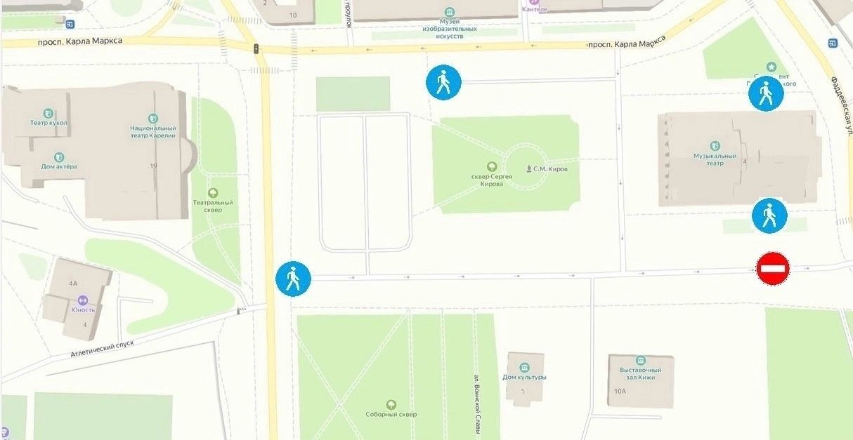 В центре Петрозаводска изменится схема движения транспорта