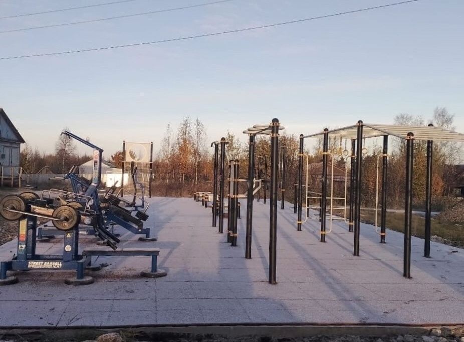 В карельском поселке появилась площадка ГТО