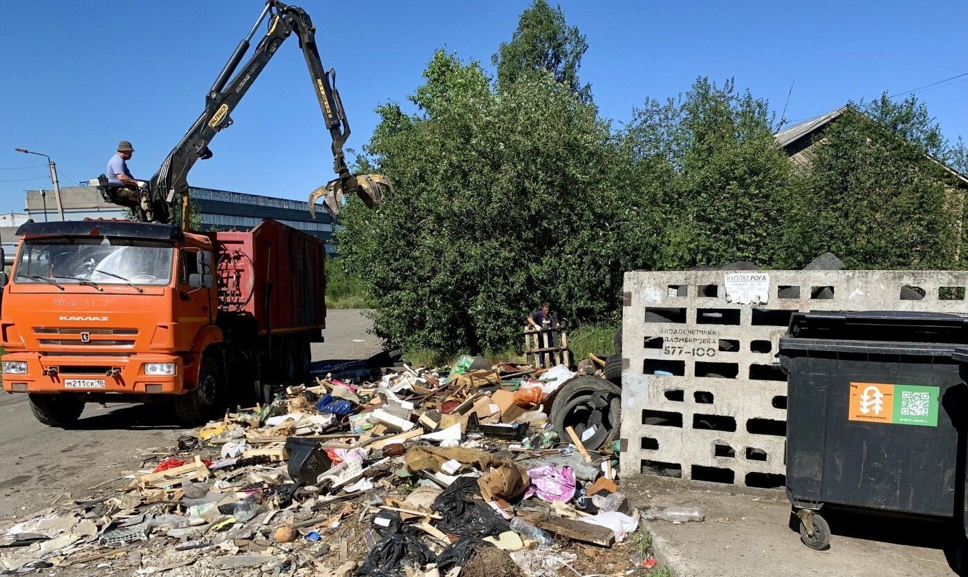 Более 2 миллионов кубометров отходов собрали в Карелии с начала года