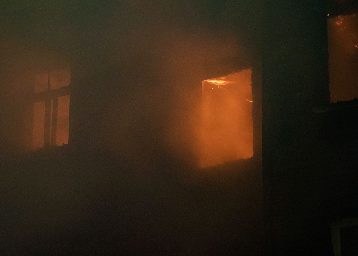 В Лахденпохье на пожаре обнаружен неопознанный череп