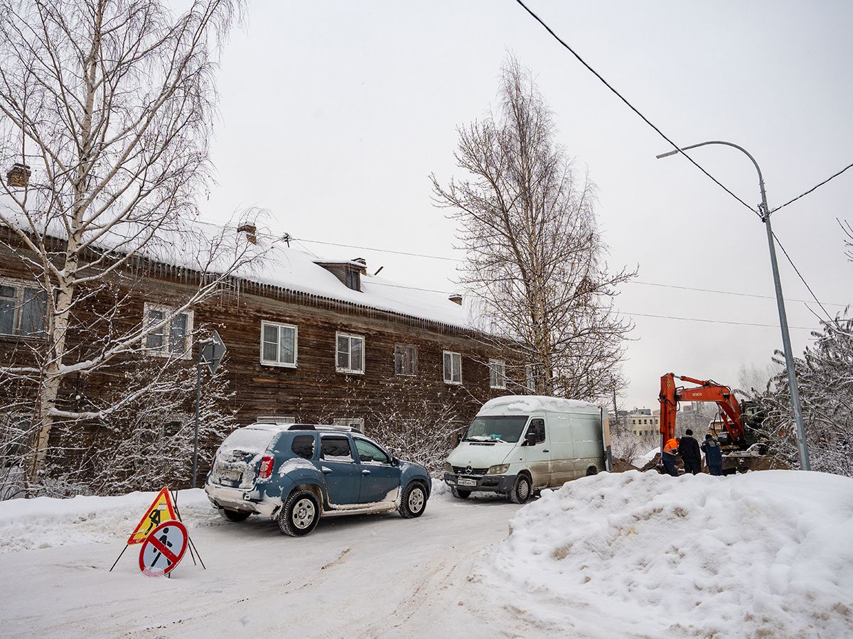 Ремонт теплопровода завершили в Петрозаводске