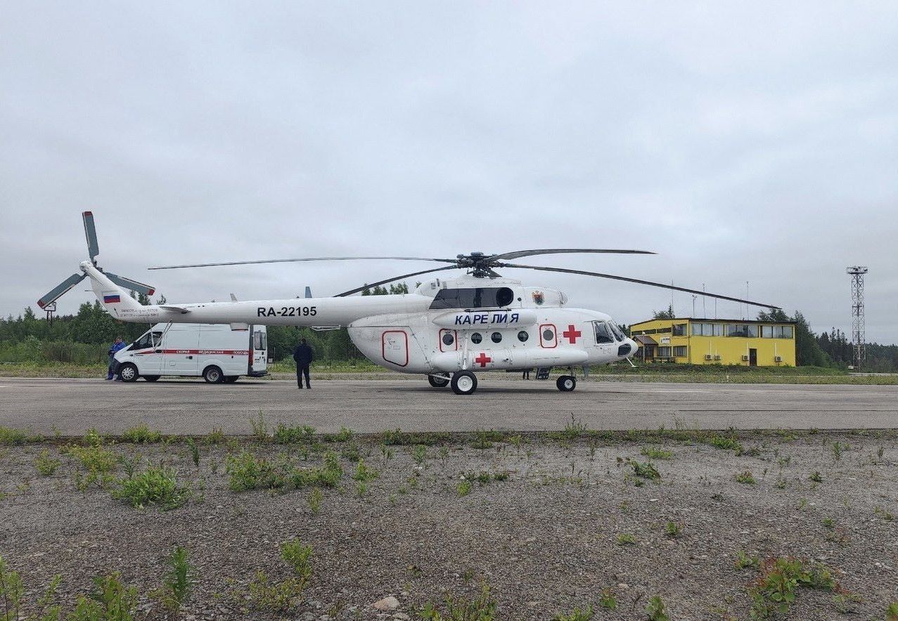 Двоих младенцев доставили вертолетом санавиации в медучреждения из районов Карелии