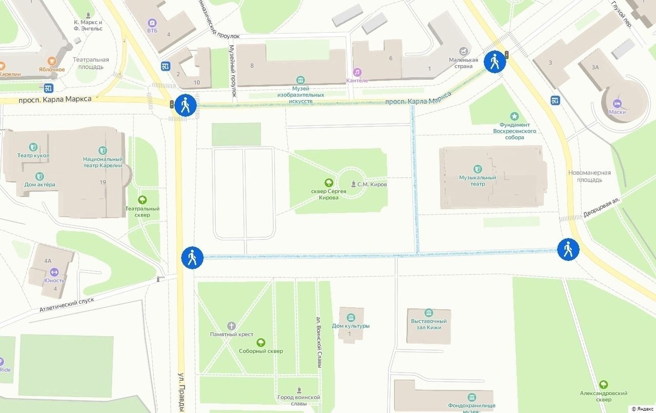 В центре Петрозаводска на несколько дней изменится схема движения