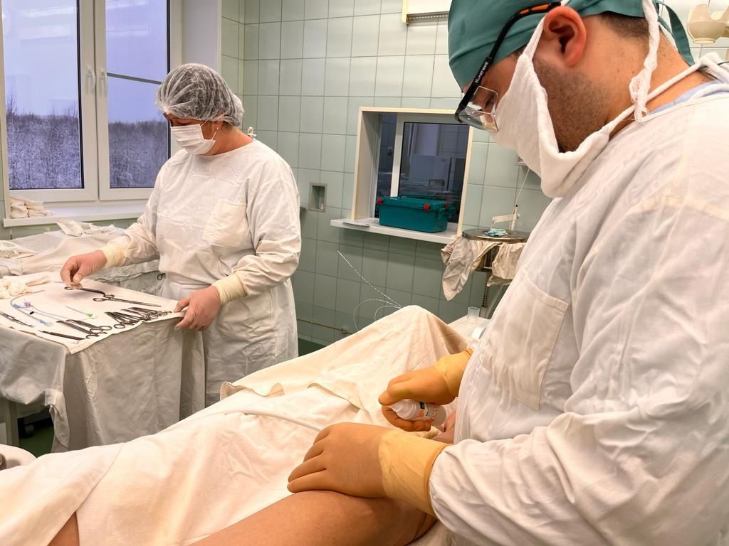 В Пряжинской больнице начали делать сложные операции по лечению варикоза