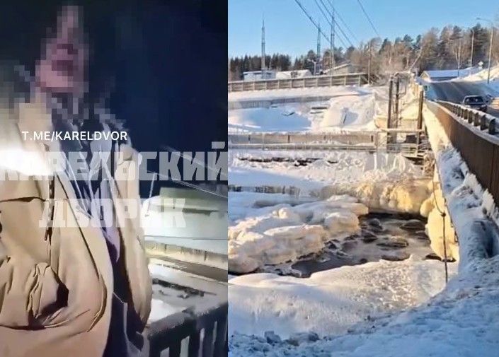13-летняя девочка упала с моста в поселке Ляскеля в Карелии