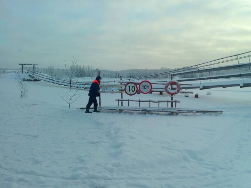 В Пудожском районе Карелии открылись две ледовые переправы