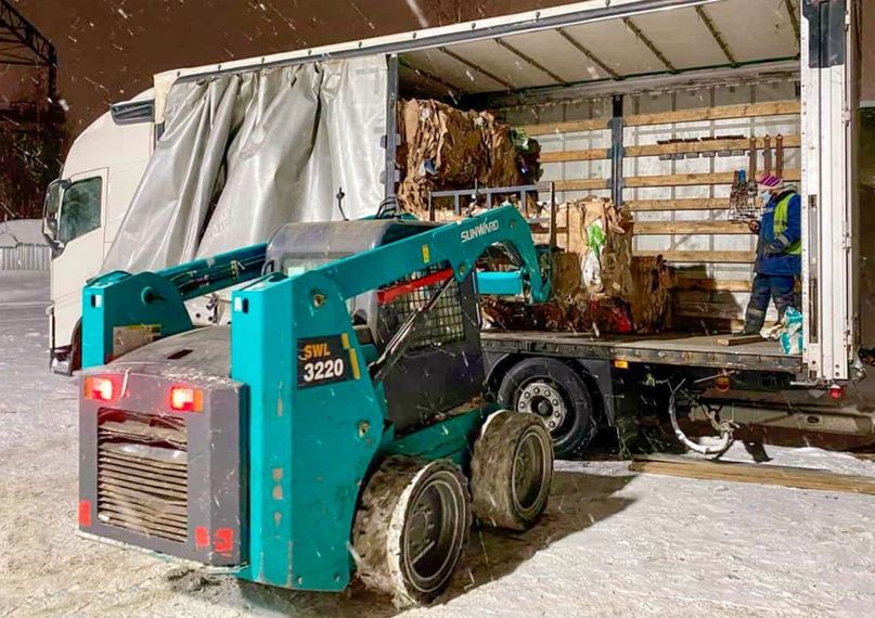 43 тонны макулатуры отправили из Карелии на переработку в Санкт-Петербург