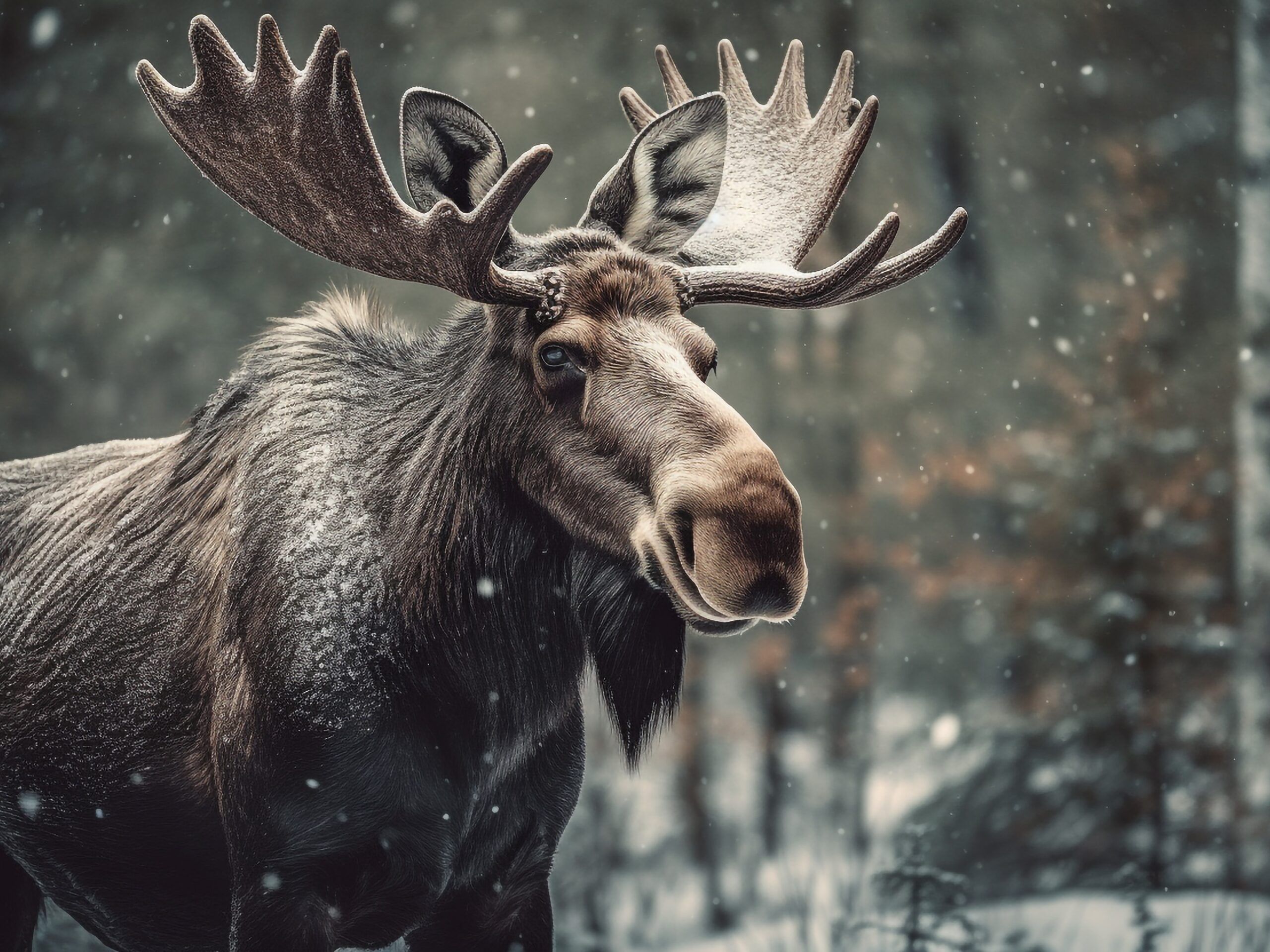 Поезд сбил лося в Карелии