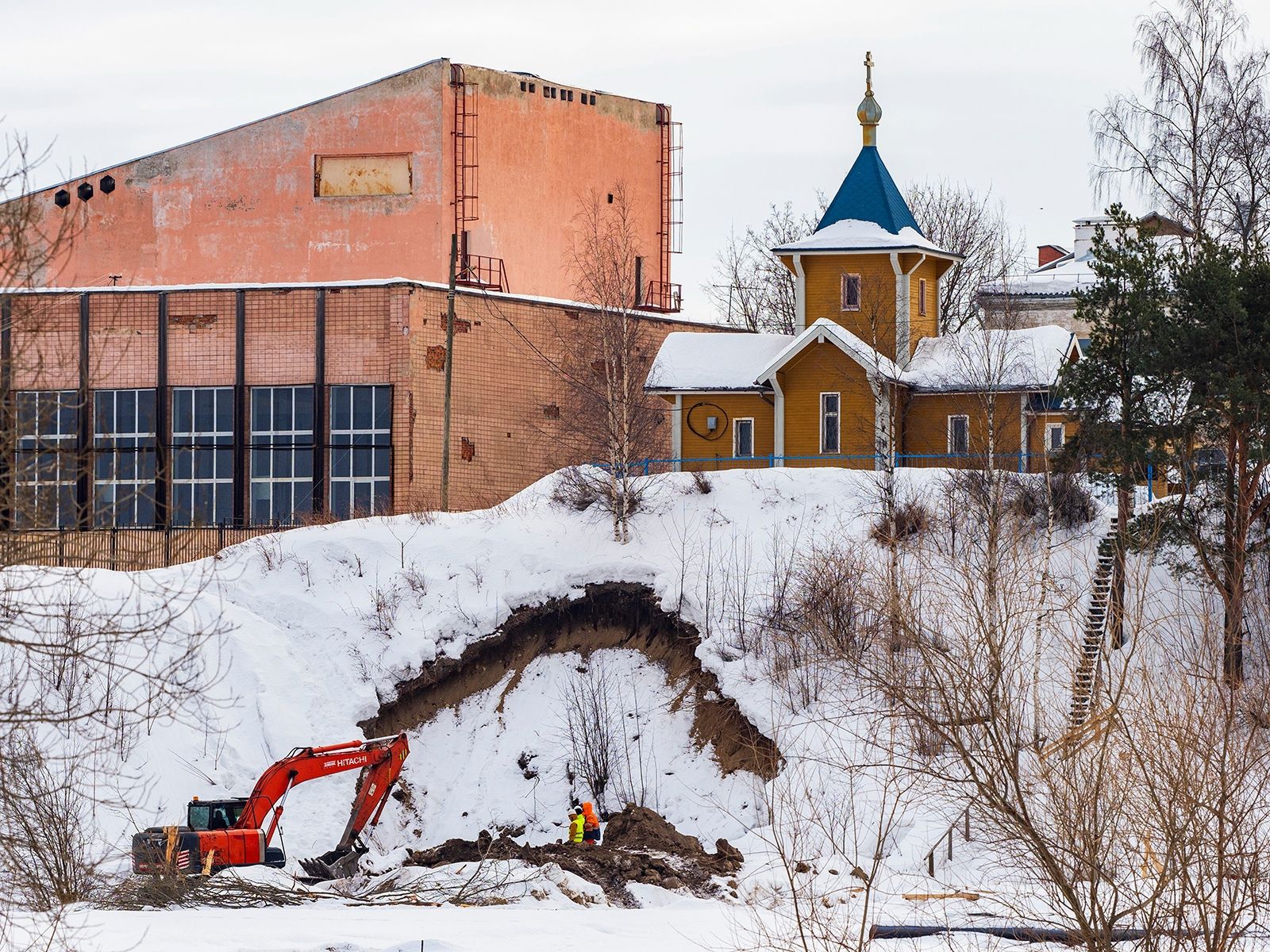 Прихожане опасаются обрушения храма Иоанна Богослова в Петрозаводске