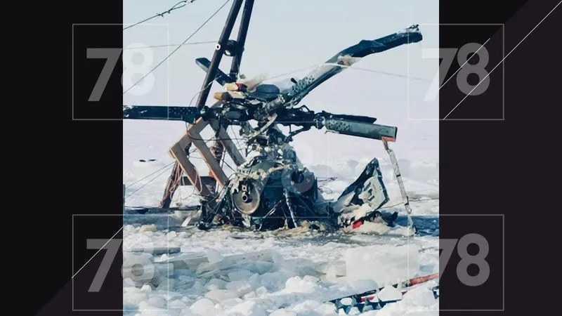 Обломки разбившегося в Карелии вертолета после подъема снова ушли на дно (ФОТО)