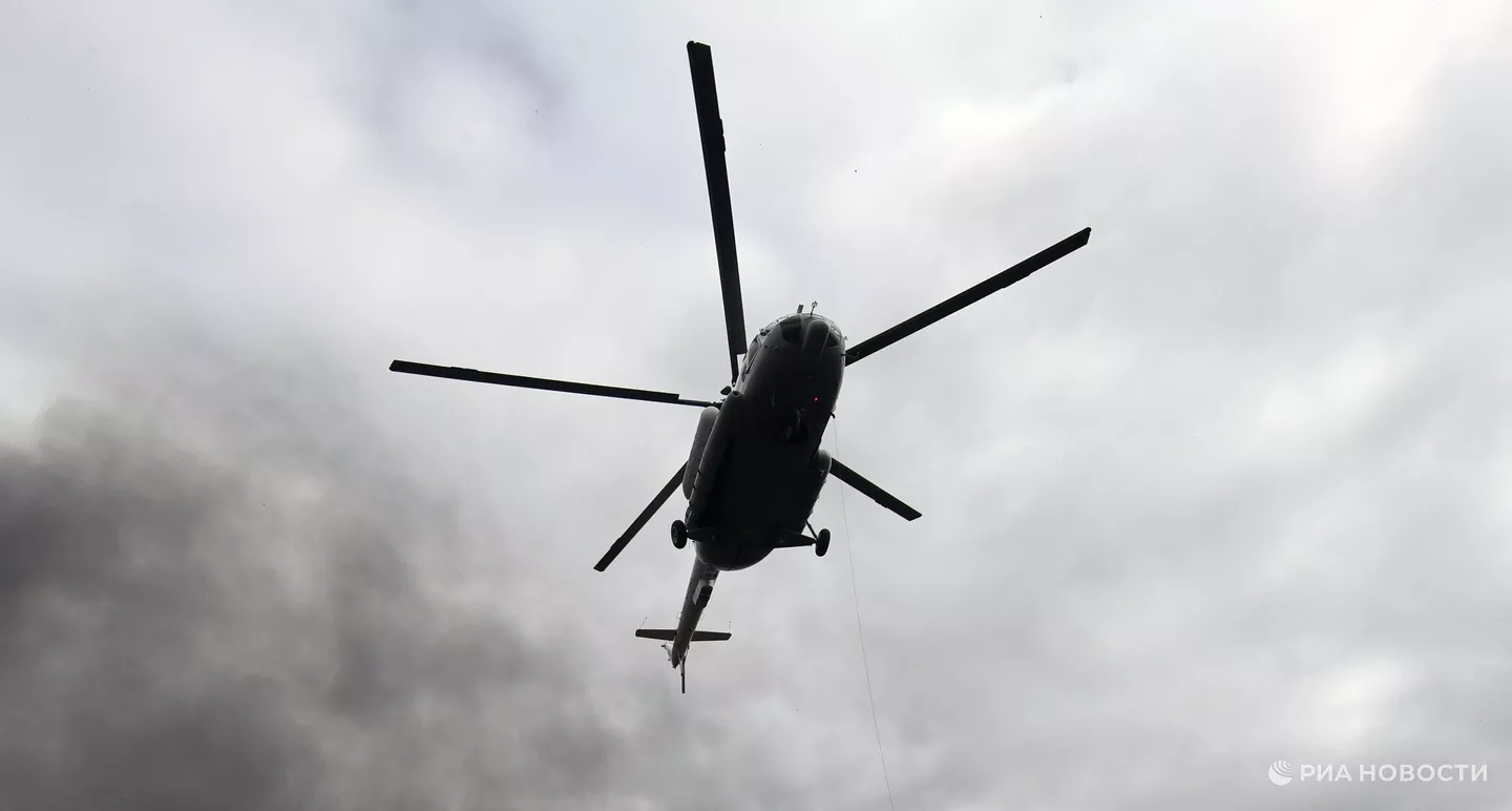 Обнаружено место крушения вертолета Ми-8 в Онежском озере в Карелии