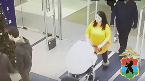 Женщину с детской коляской разыскивает полиция Петрозаводска (ВИДЕО)