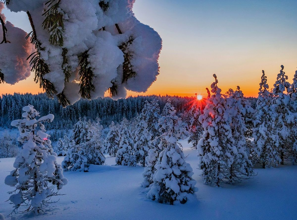 Ночные морозы в ряде районов Карелии усилятся до минус 33 градусов