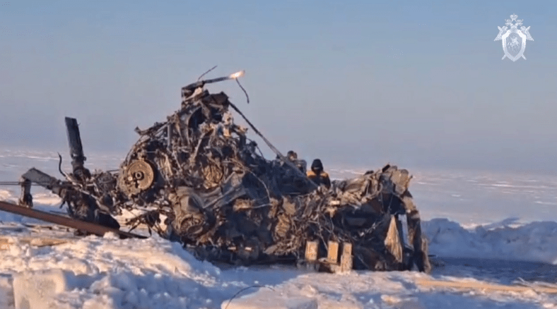 Названа вероятная причина крушения вертолёта Ми-8 над Онежским озером