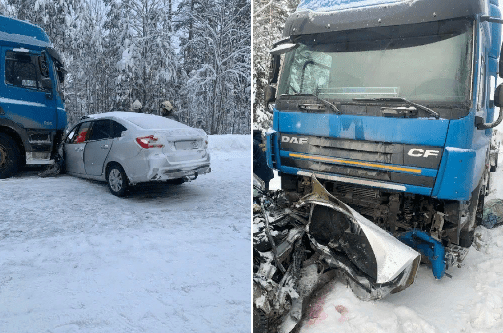 В Карелии выяснились подробности столкновения фуры с «Ладой», где погибли три человека