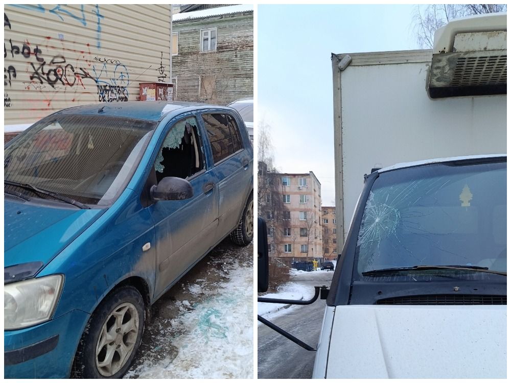 В Петрозаводске неадекватный мужчина разбил стекла у нескольких машин