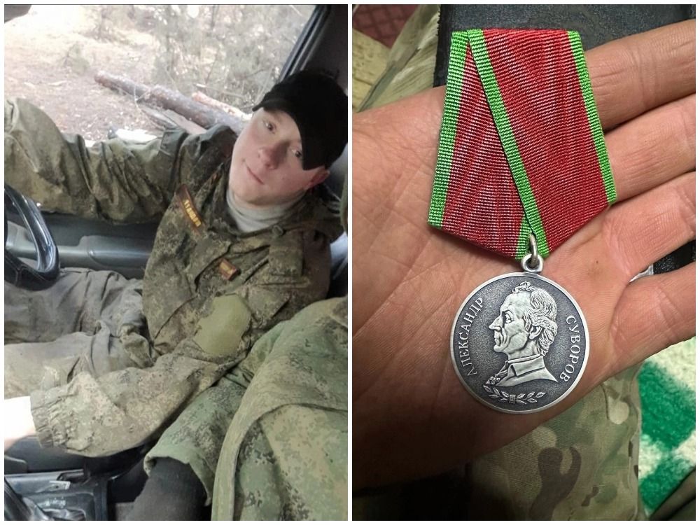 Бойца из Карелии наградили медалью Суворова