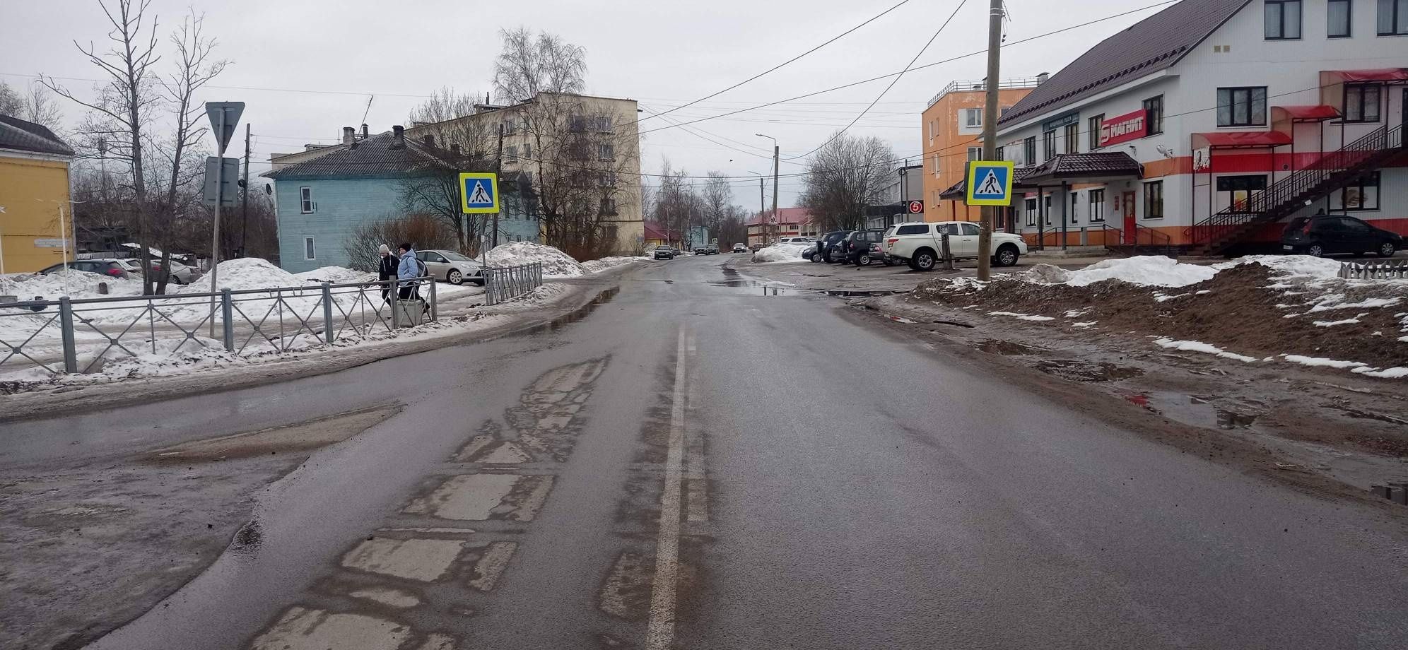 В Карелии 79-летнюю женщину сбили на пешеходном переходе