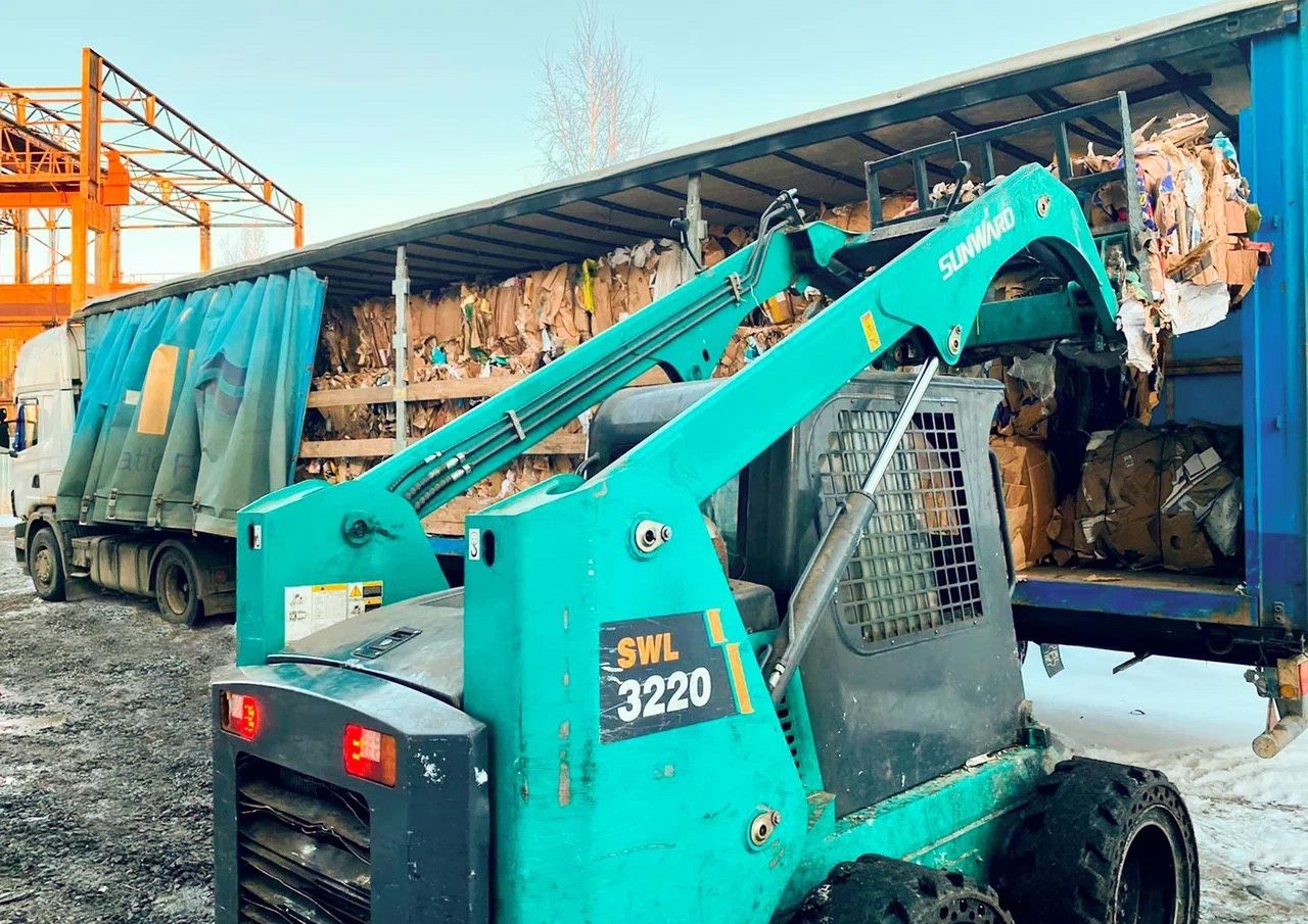 42 тонны макулатуры отправили из Карелии в Петербург на переработку