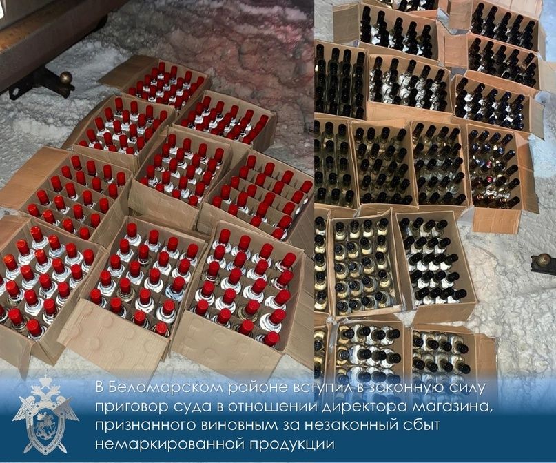 Вынесен приговор директору магазина, торговавшего нелегальным алкоголем в Карелии