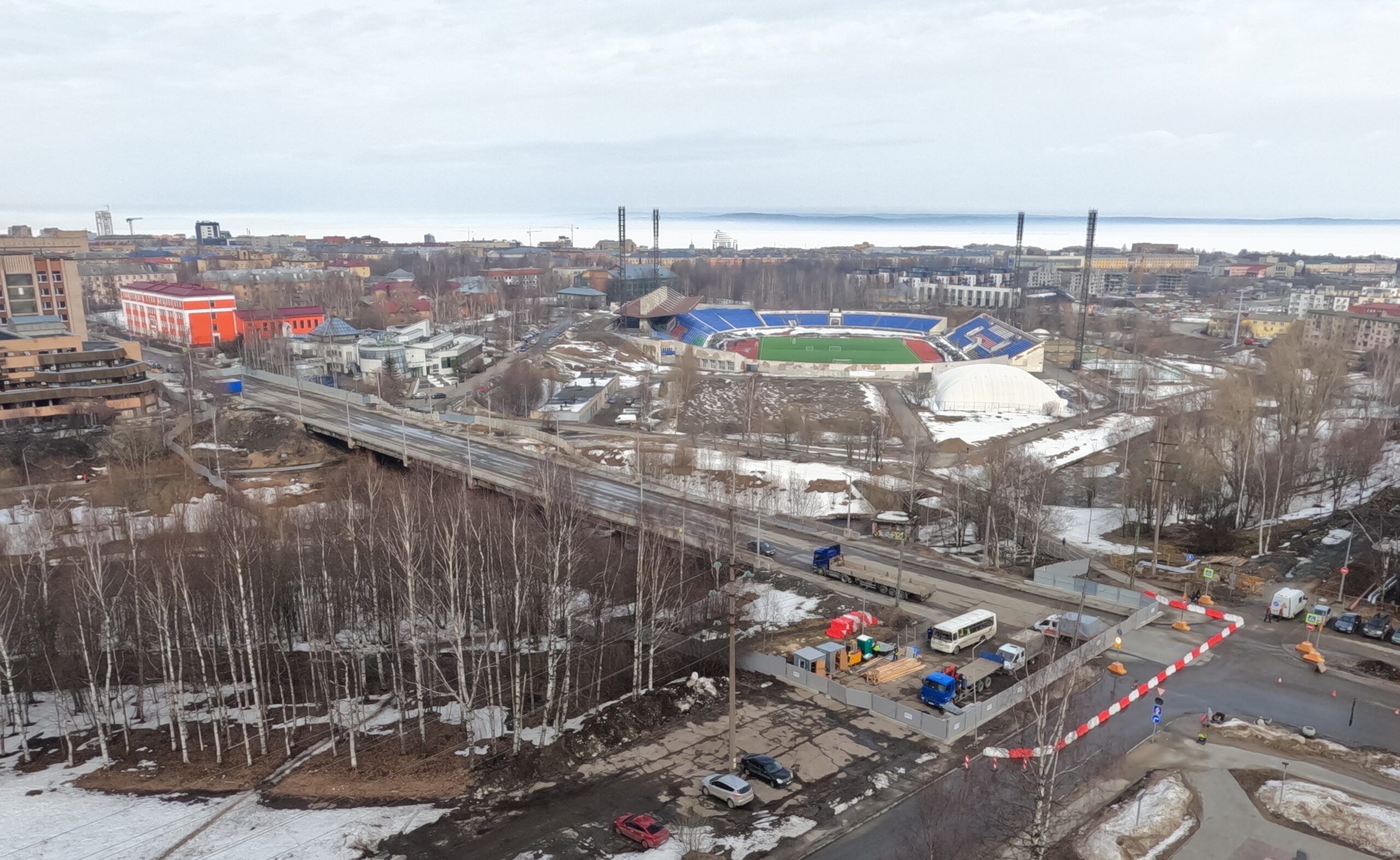 Власти объяснили, как будут бороться с дорожными пробками во время ремонта моста в Петрозаводске